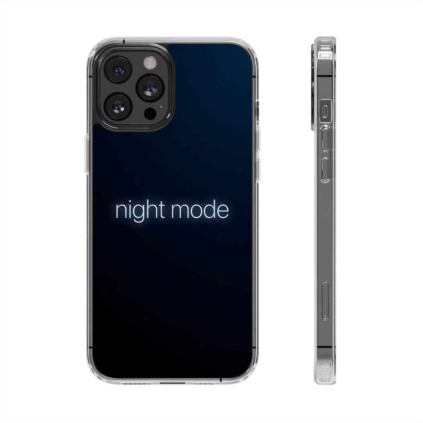 Night Mode Clear Case - MagSafe Compatible Dark Aesthetic Cover