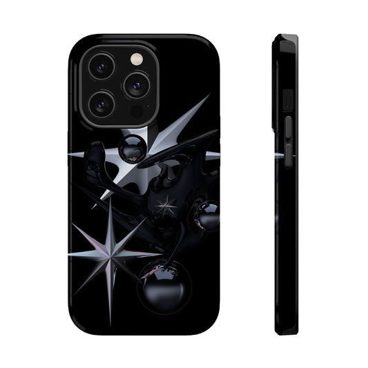 Cyber Star Liquid Metal Magnetic Tough Case