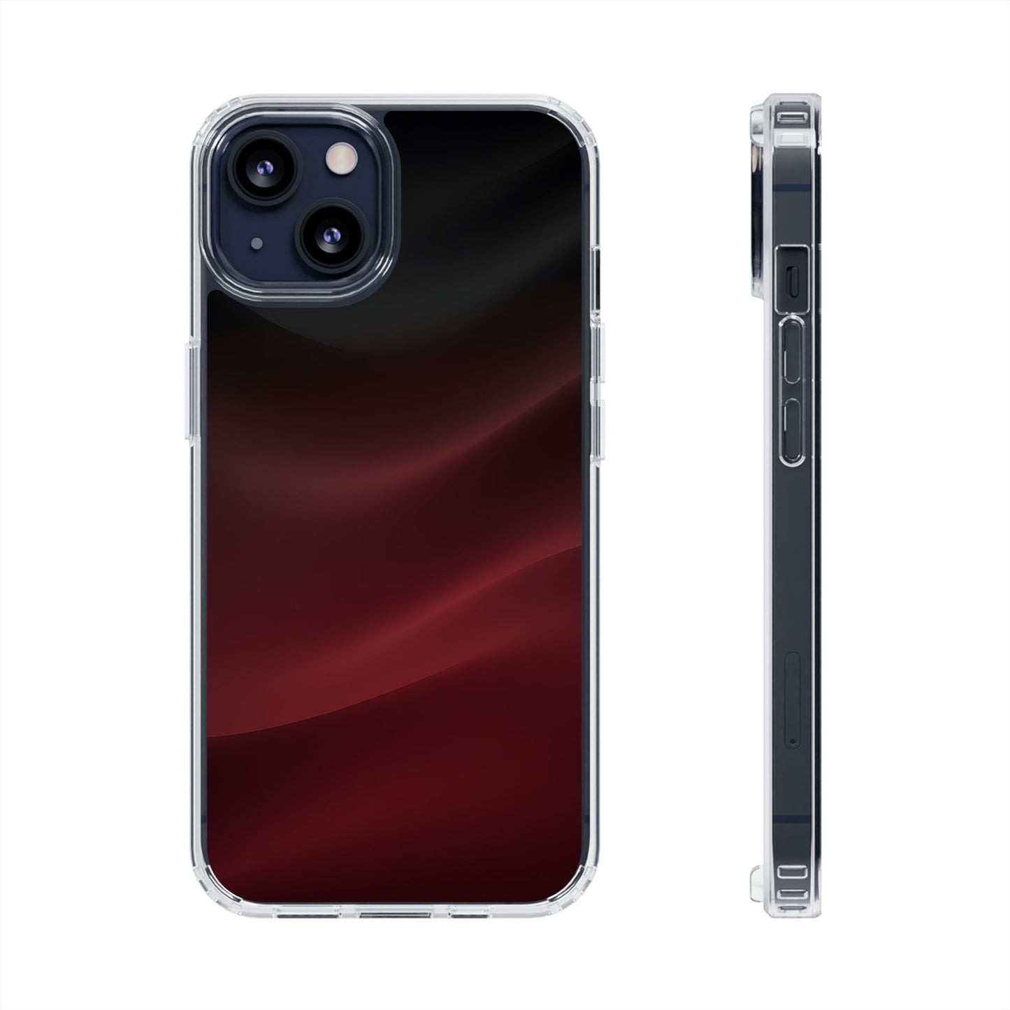 Dark Burgundy Silk Aura Case - MagSafe Compatible Elegant Cover