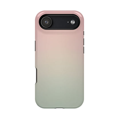 Pink to Sage Green Gradient Magnetic Impact Case