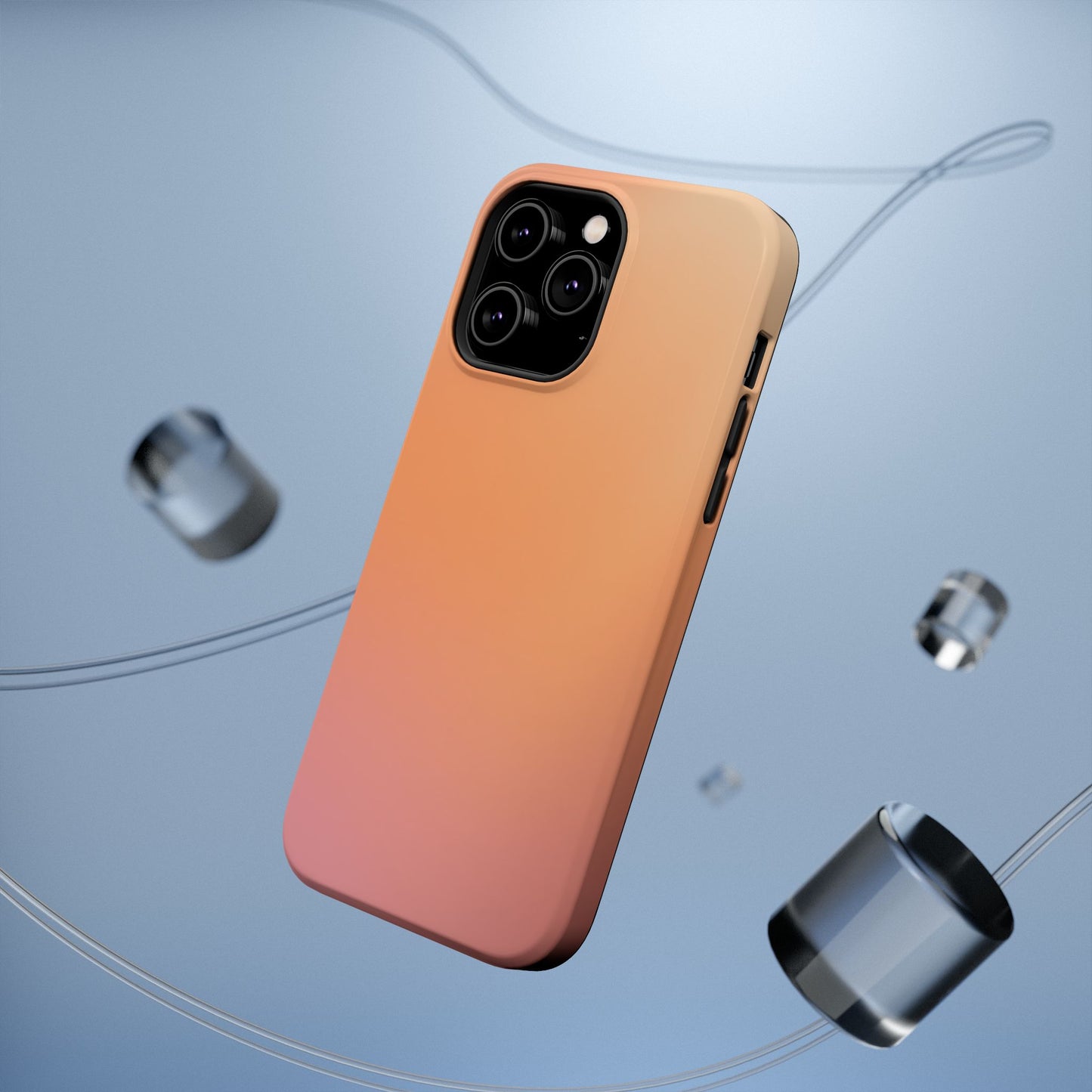 Orange to Pink Sunrise Gradient Magnetic Case