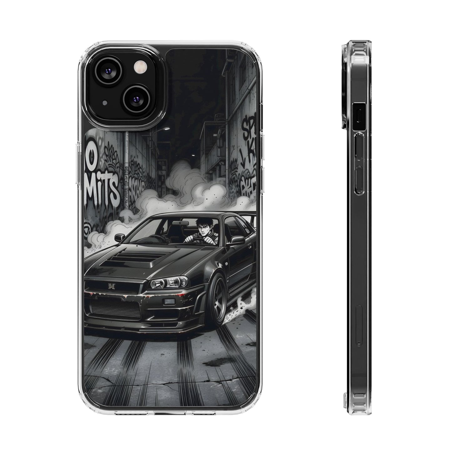 Tokyo Drift Manga Clear Case - MagSafe Compatible JDM Car Cover