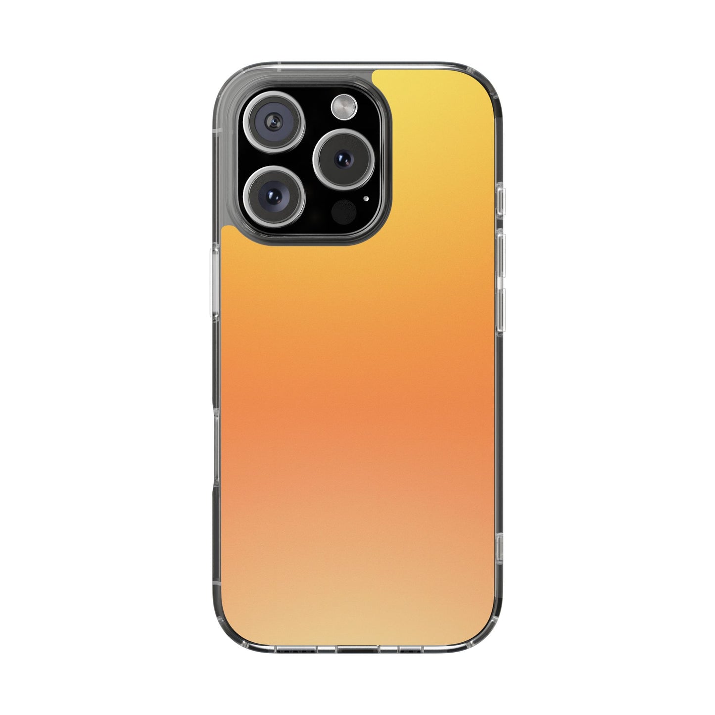 Sunrise Aura Clear Case - MagSafe Compatible Yellow Gradient Cover