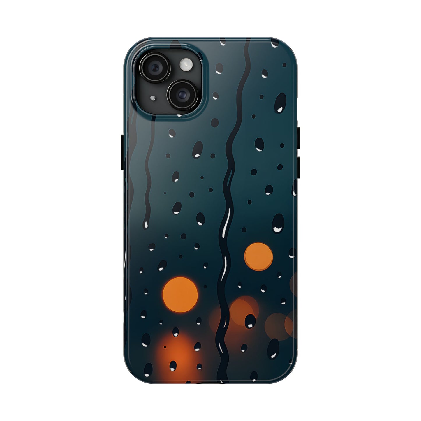 Rainy City Night Tough Case - Moody Urban Aesthetic Phone Cover
