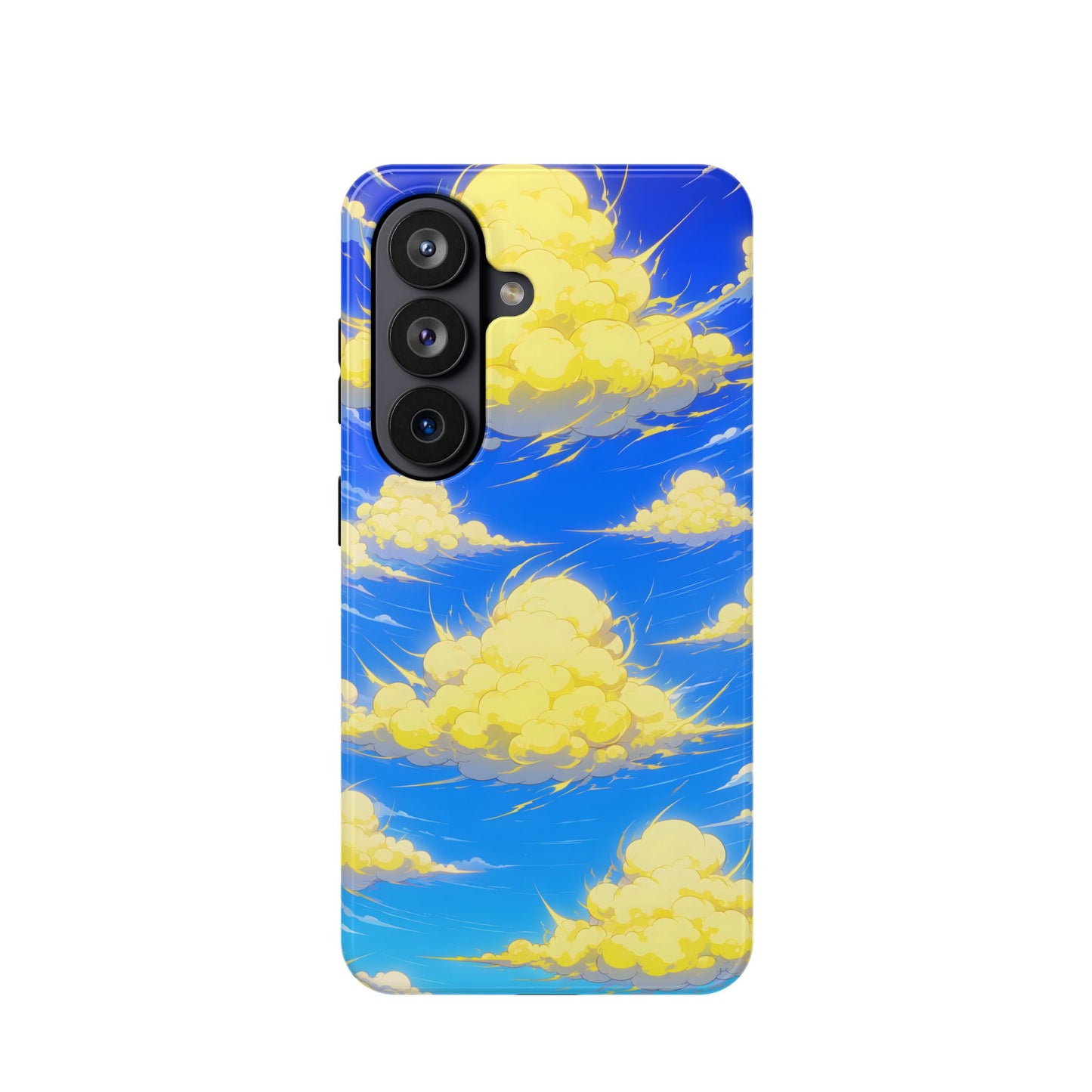 Cinematic Anime Sky: Vibrant Golden Cloudscape MagSafe Case