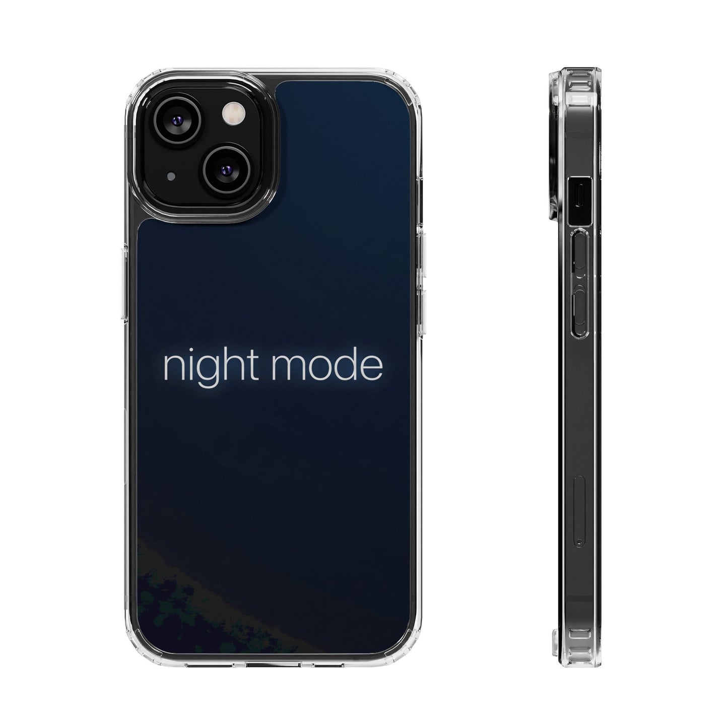 Night Mode Clear Case - MagSafe Compatible Dark Aesthetic Cover