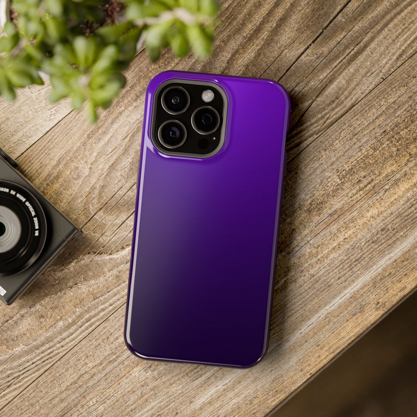Midnight Amethyst: Dark Purple Gradient MagSafe Case