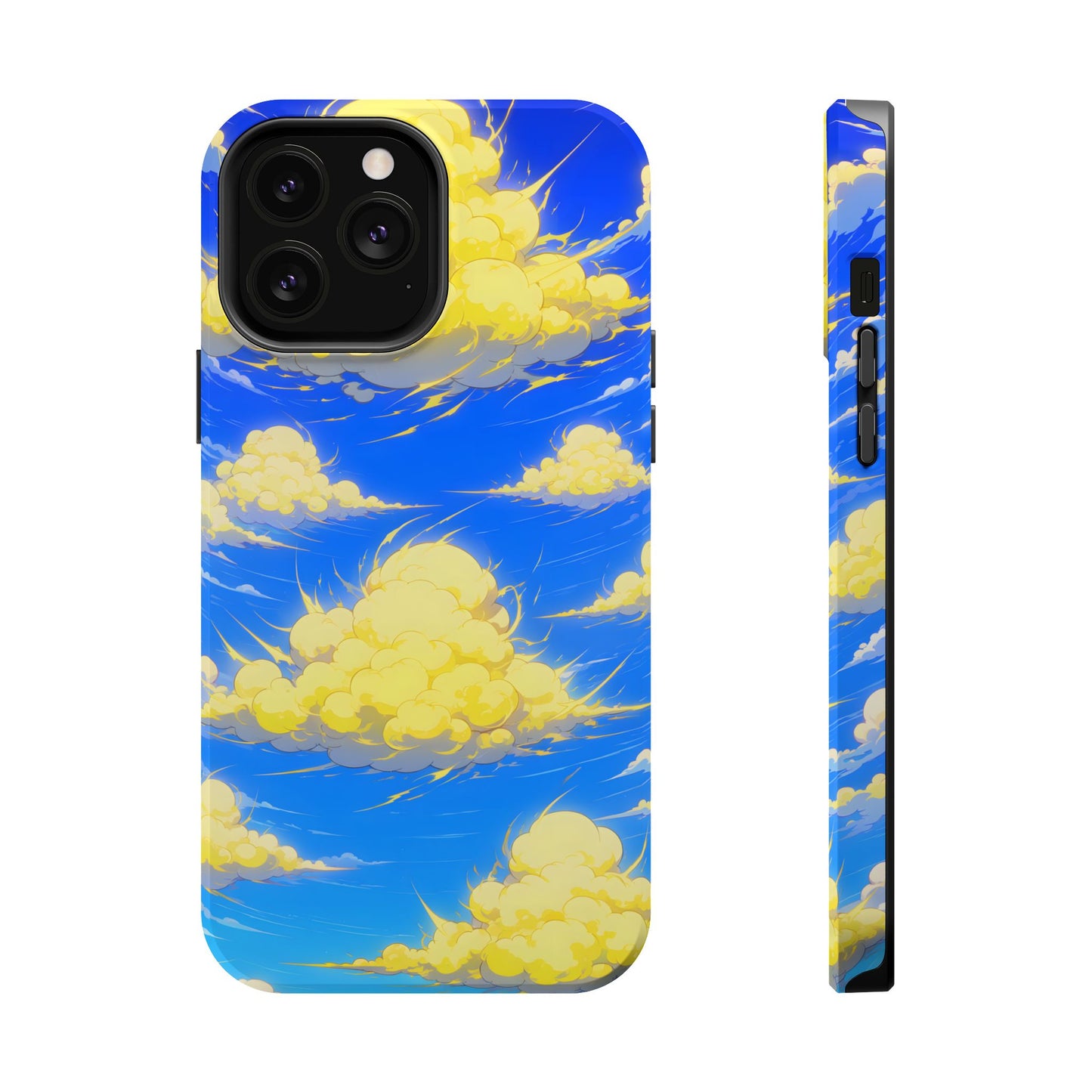 Cinematic Anime Sky: Vibrant Golden Cloudscape MagSafe Case