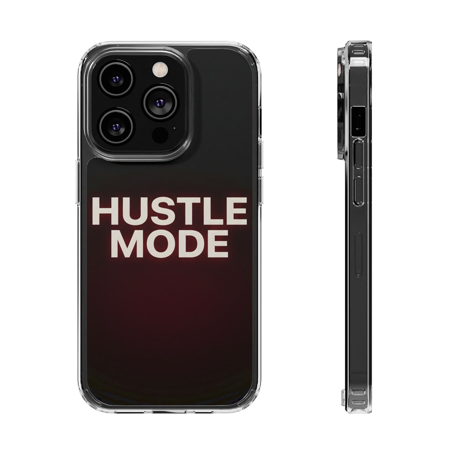 Hustle Mode Clear Case - MagSafe Compatible Dark Glowing Cover