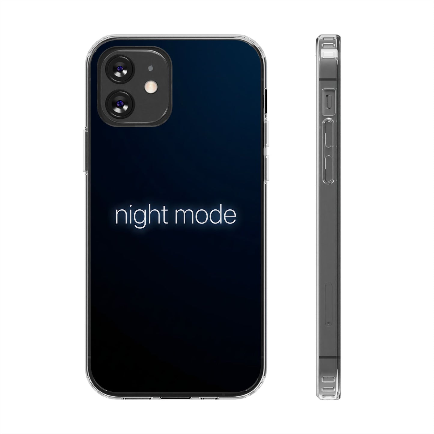 Night Mode Clear Case - MagSafe Compatible Dark Aesthetic Cover