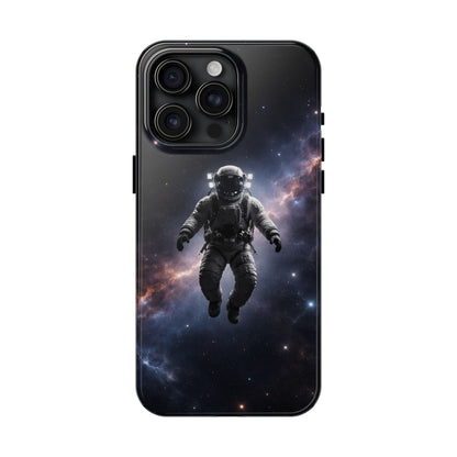 Deep Space Nebula Astronaut Tough Case - Realistic Galactic Cover for iPhone & Samsung