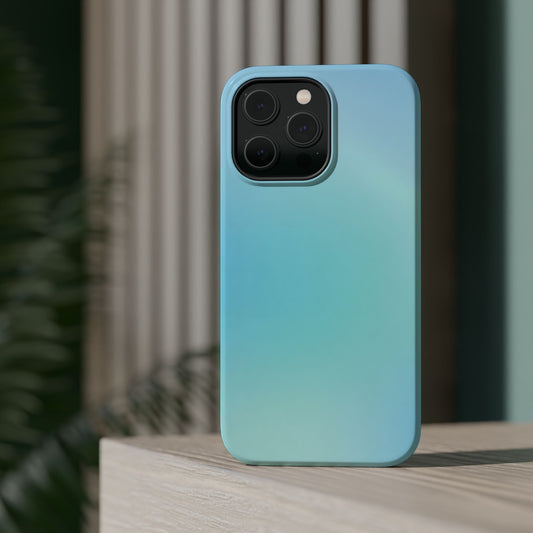 Aqua to Mint Gradient Magnetic Impact Case