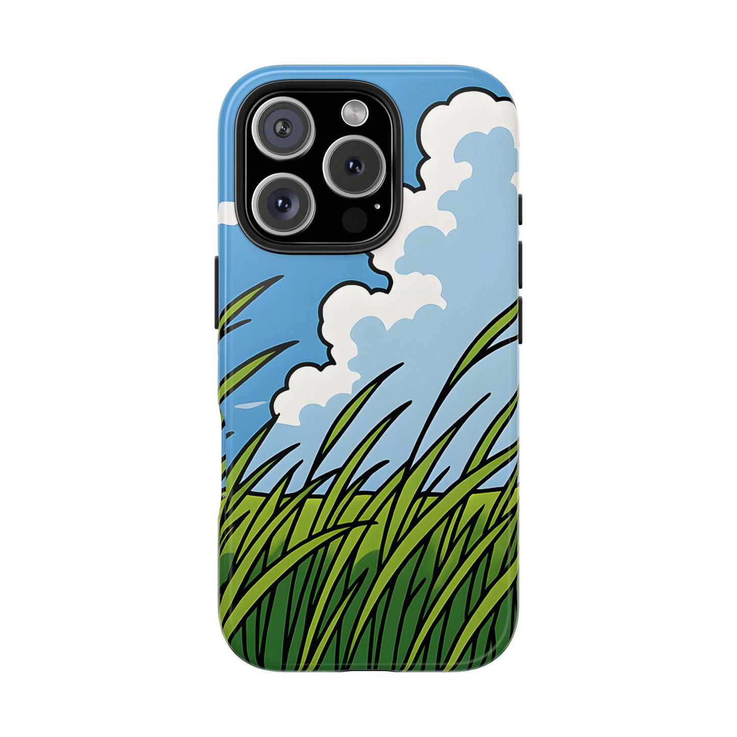 Breezy Meadow Tough Case - Blue Sky & Summer Grass Aesthetic Cover