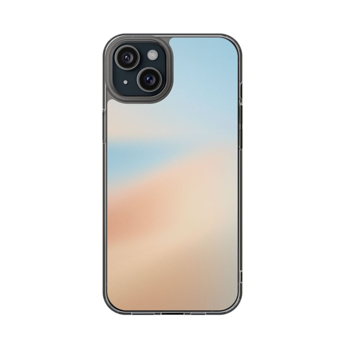 Coastal Dawn Aura Clear Case - Premium Minimalist Gradient Cover