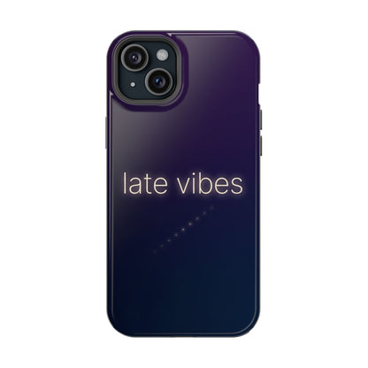 Late Vibes Purple Gradient Magnetic Impact Case