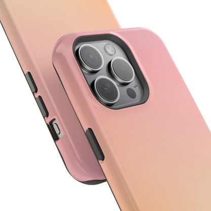 Pink to Orange Sunset Gradient Magnetic Impact Case