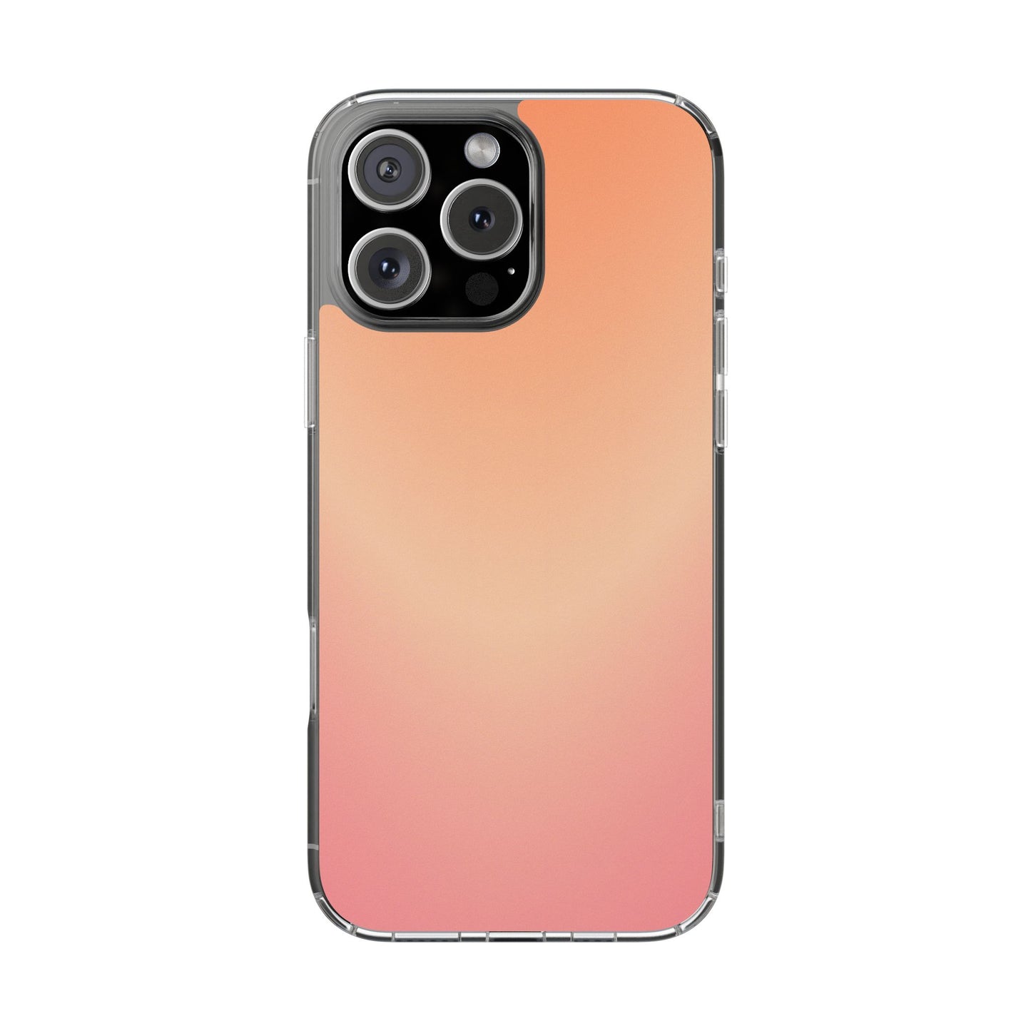 Golden Hour Aura Clear Case - MagSafe Compatible Sunset Gradient Cover