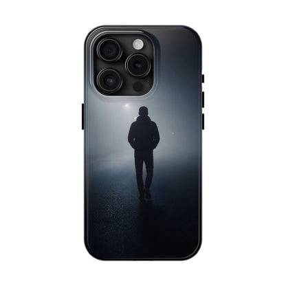 Foggy Night Silhouette Tough Case - Urban Mystery Cover for iPhone & Samsung