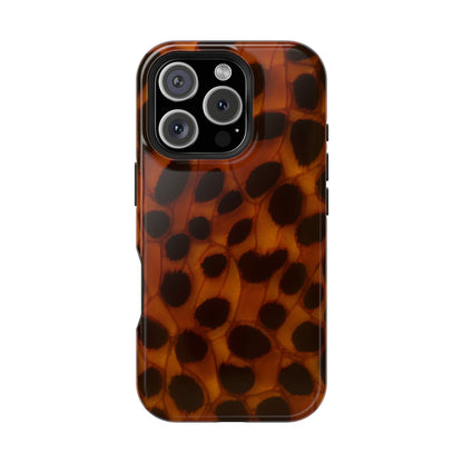 Dark Amber Tortoise Shell Magnetic Tough Case