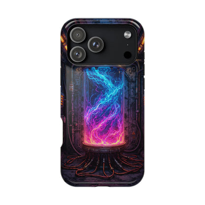 Neon Reactor: Cyberpunk Energy Core MagSafe Case