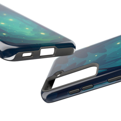 Enchanted Forest Fireflies Case - Mystic Nature Tough Cover for iPhone & Samsung