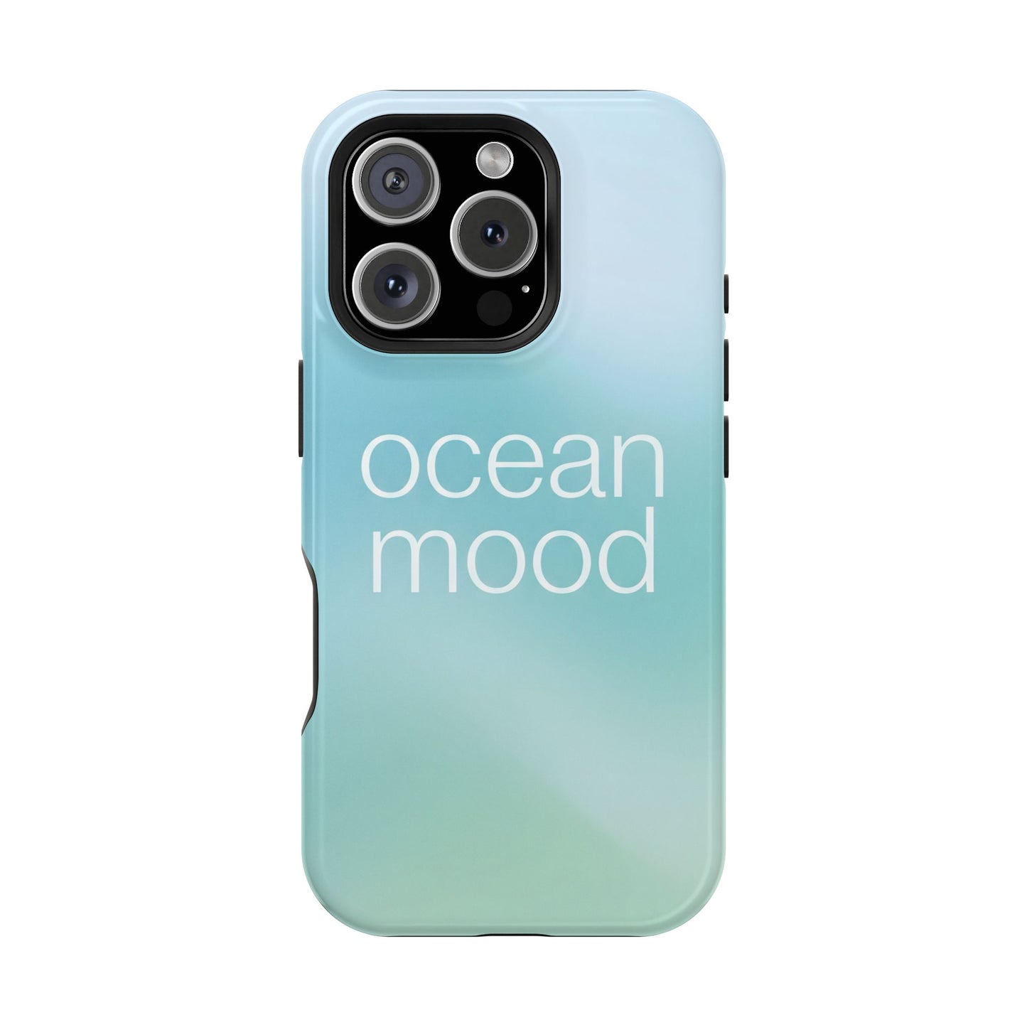 Teal & Sand Gradient Magnetic Impact Case - Ocean Mood