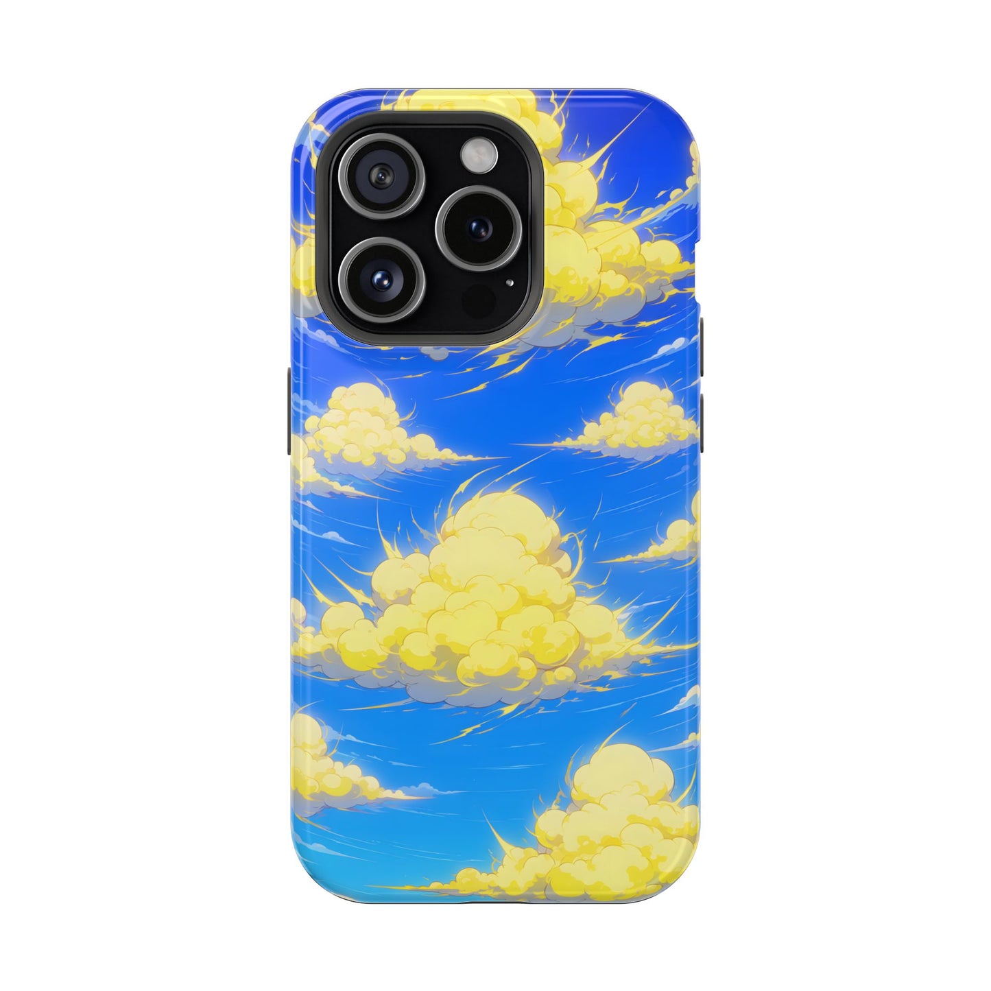 Cinematic Anime Sky: Vibrant Golden Cloudscape MagSafe Case