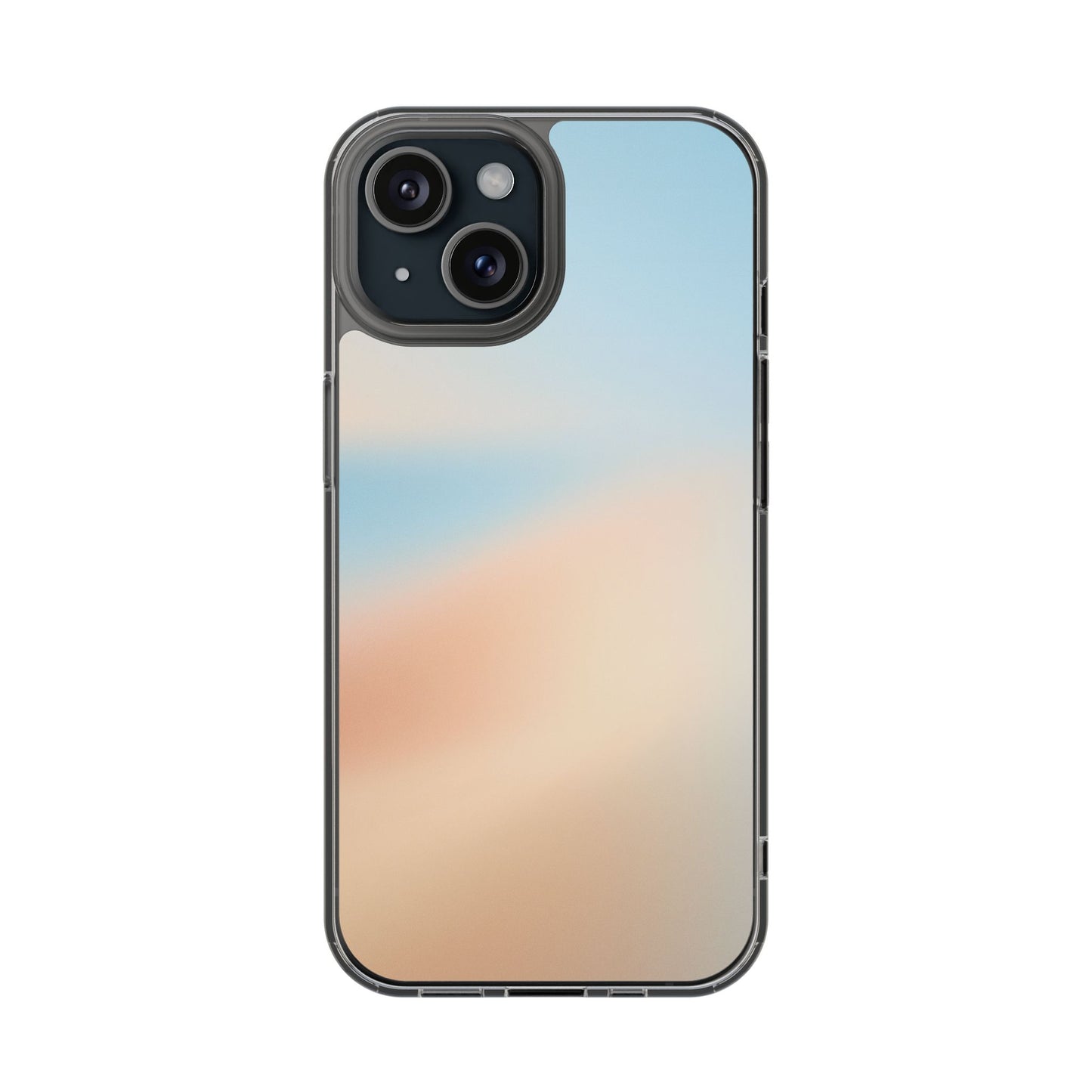 Coastal Dawn Aura Clear Case - Premium Minimalist Gradient Cover