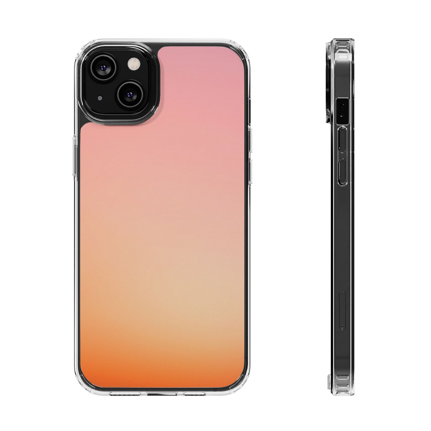 Sunset Aura Clear Case - MagSafe Compatible Warm Gradient Cover