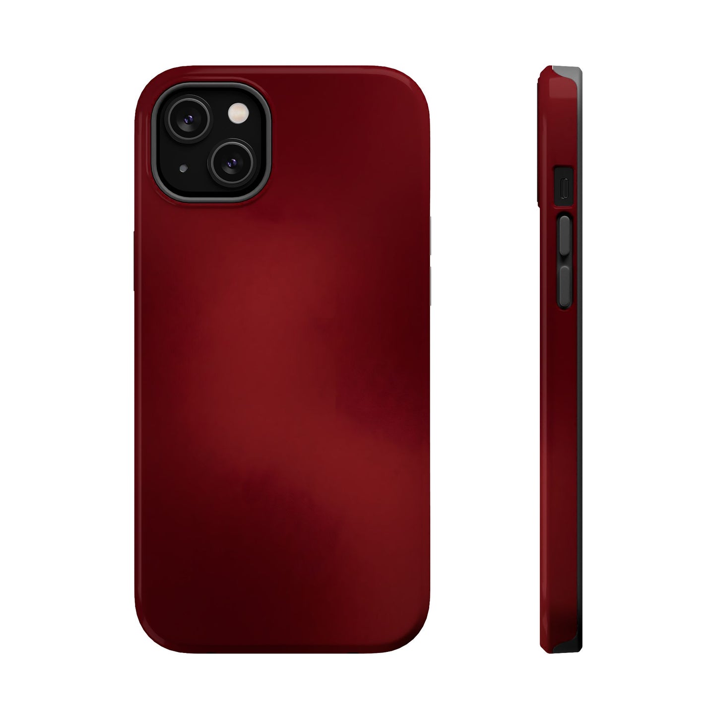 Deep Crimson Gradient Magnetic Impact Case