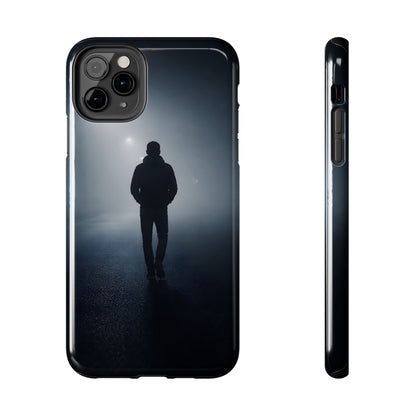 Foggy Night Silhouette Tough Case - Urban Mystery Cover for iPhone & Samsung
