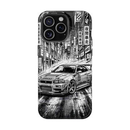 JDM Skyline Tokyo Drift Magnetic Impact Case