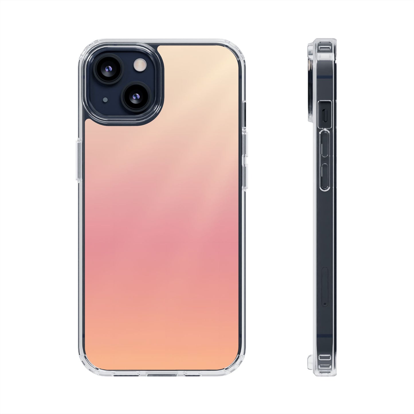 Golden Hour Aura Clear Case - MagSafe Compatible Warm Gradient Cover
