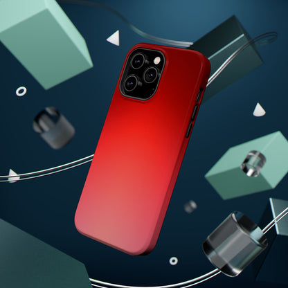 Bold Cherry Red Gradient Magnetic Impact Case