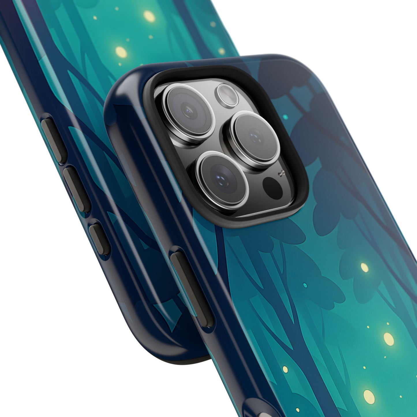 Enchanted Forest Fireflies Case - Mystic Nature Tough Cover for iPhone & Samsung