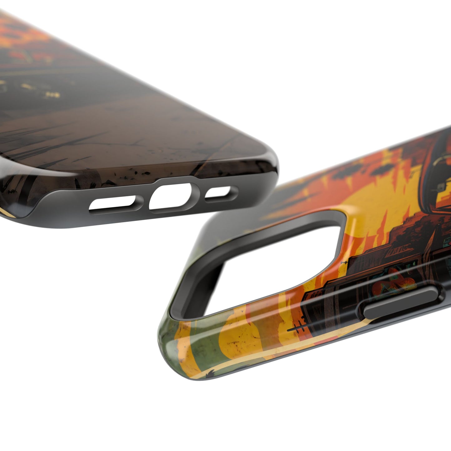 West Coast Lowrider: Retro Sunset Classic Car MagSafe Case