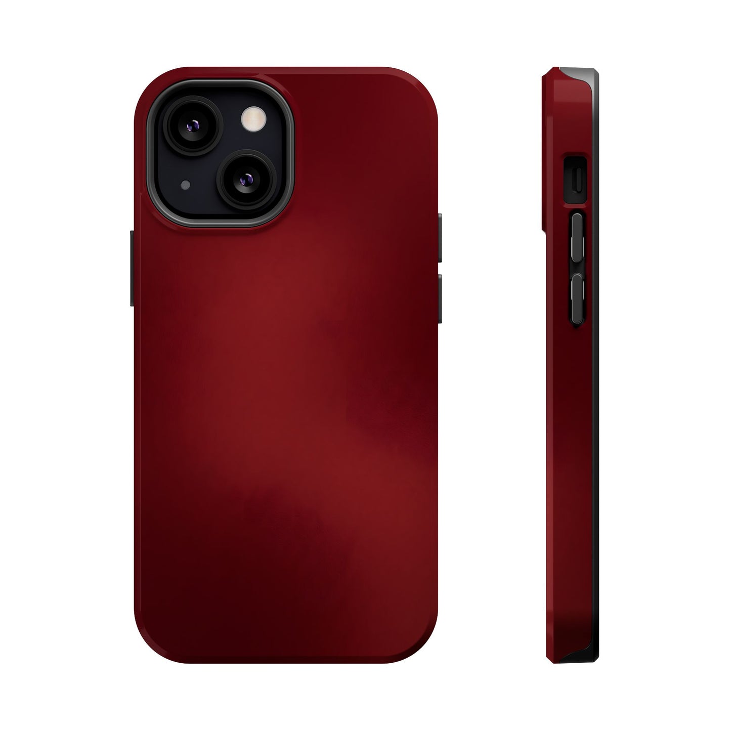 Deep Crimson Gradient Magnetic Impact Case