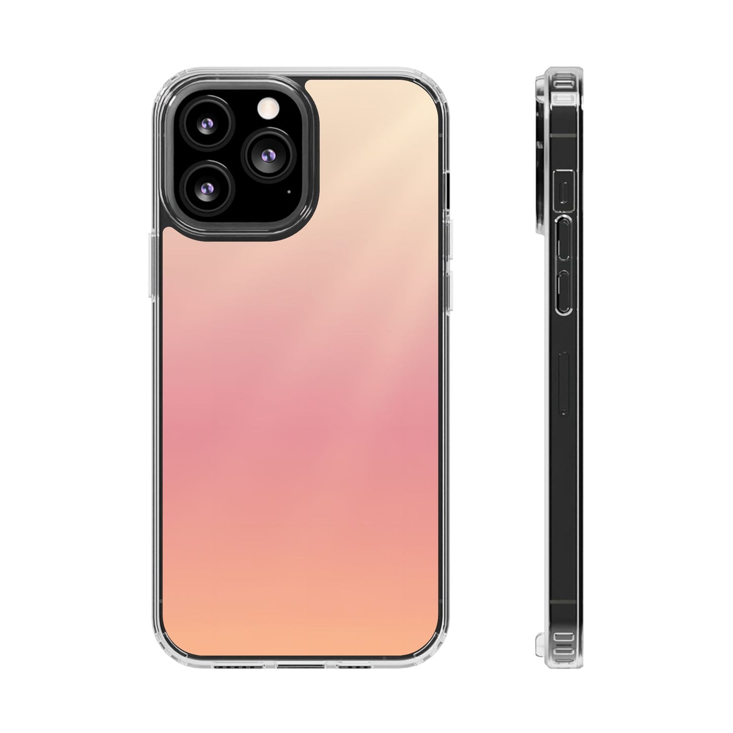 Golden Hour Aura Clear Case - MagSafe Compatible Warm Gradient Cover