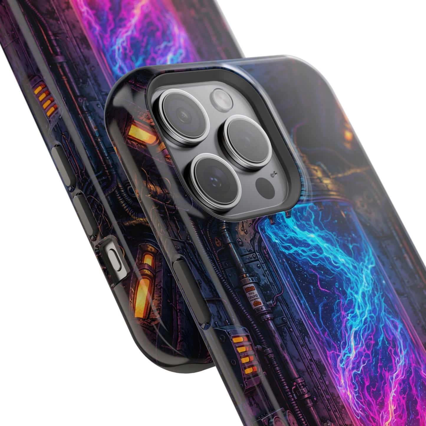 Neon Reactor: Cyberpunk Energy Core MagSafe Case