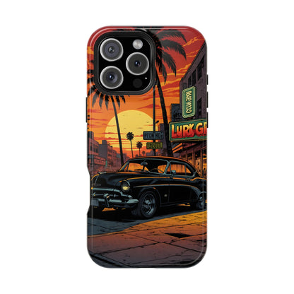 West Coast Cruiser: Retro Sunset Graphic Novel MagSafe Case