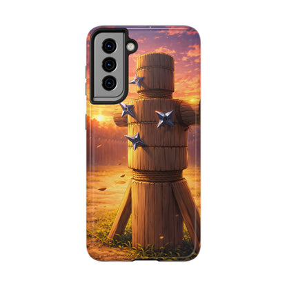 Sunset Ninja Training Tough Case - Shuriken Dojo Cover for iPhone & Samsung