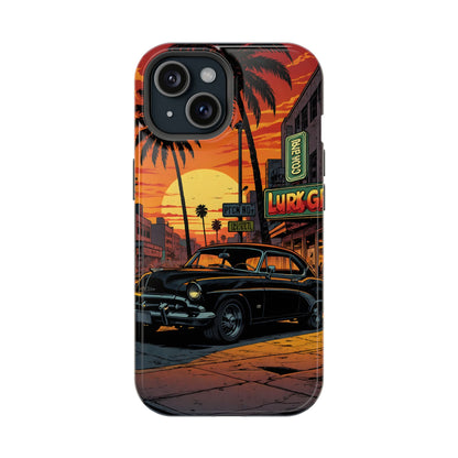West Coast Cruiser: Retro Sunset Graphic Novel MagSafe Case