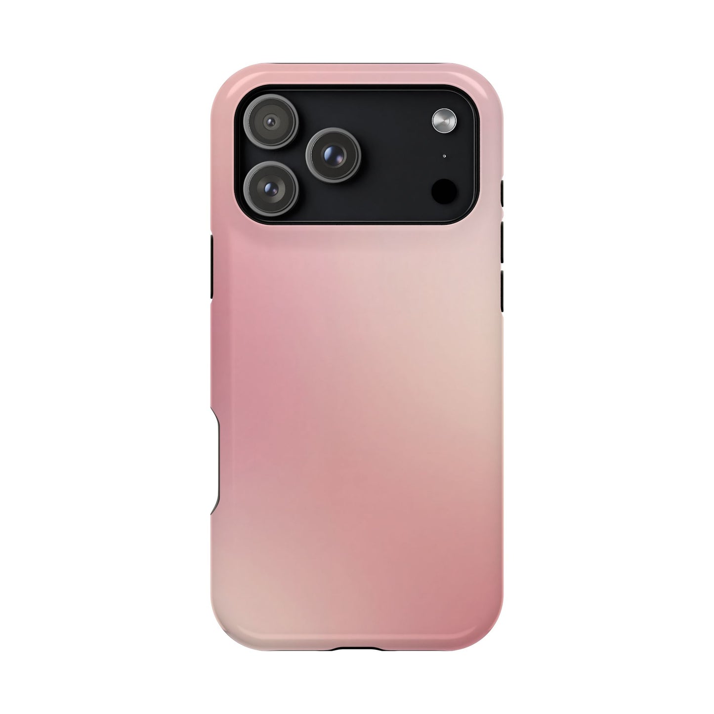 Elegant Rose Gold Gradient Magnetic Case