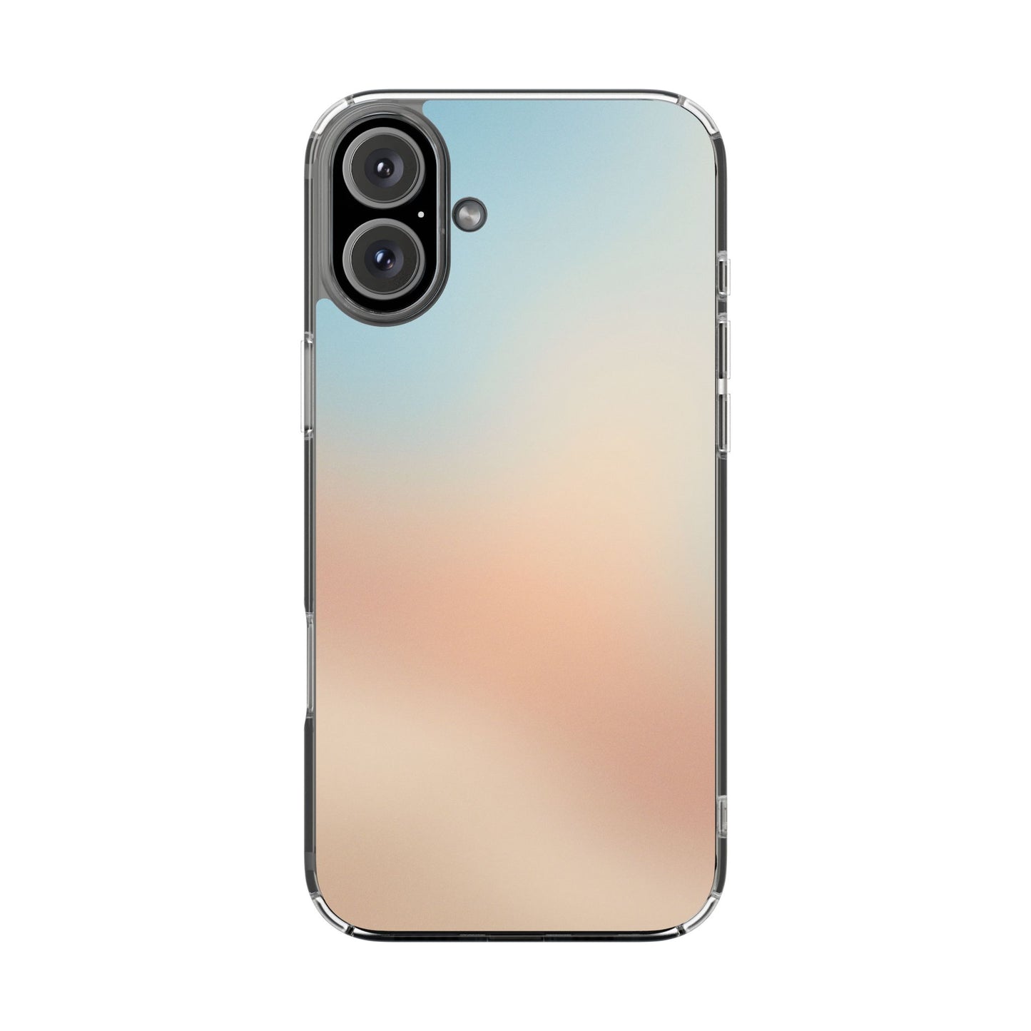 Coastal Dawn Clear Case - MagSafe Compatible Pastel Gradient Cover