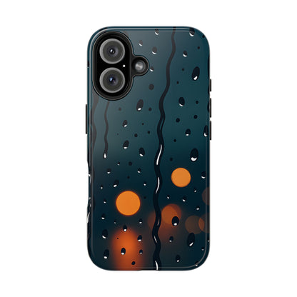 Rainy City Night Tough Case - Moody Urban Aesthetic Phone Cover