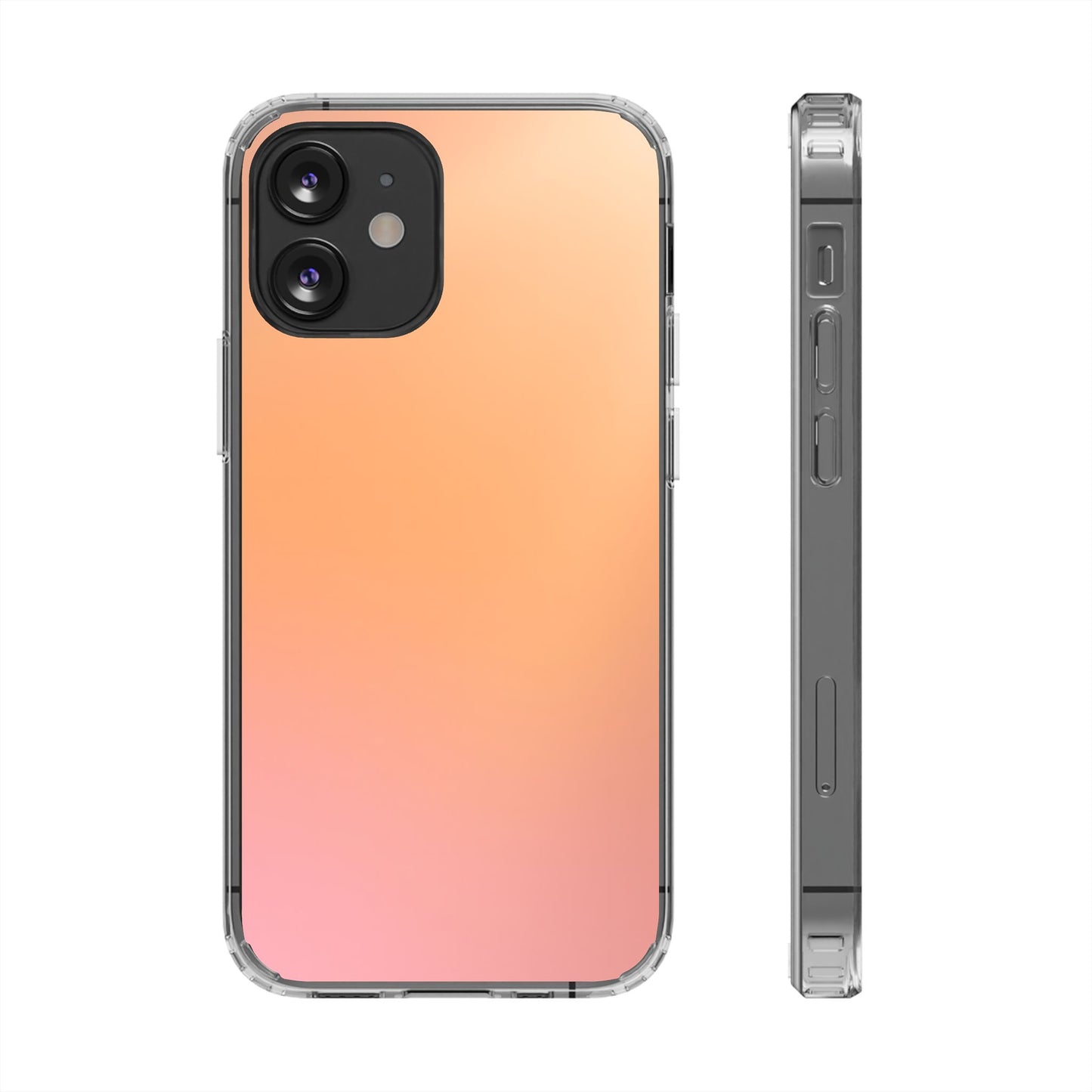 Sunset Aura Clear Case - MagSafe Compatible Warm Gradient Cover