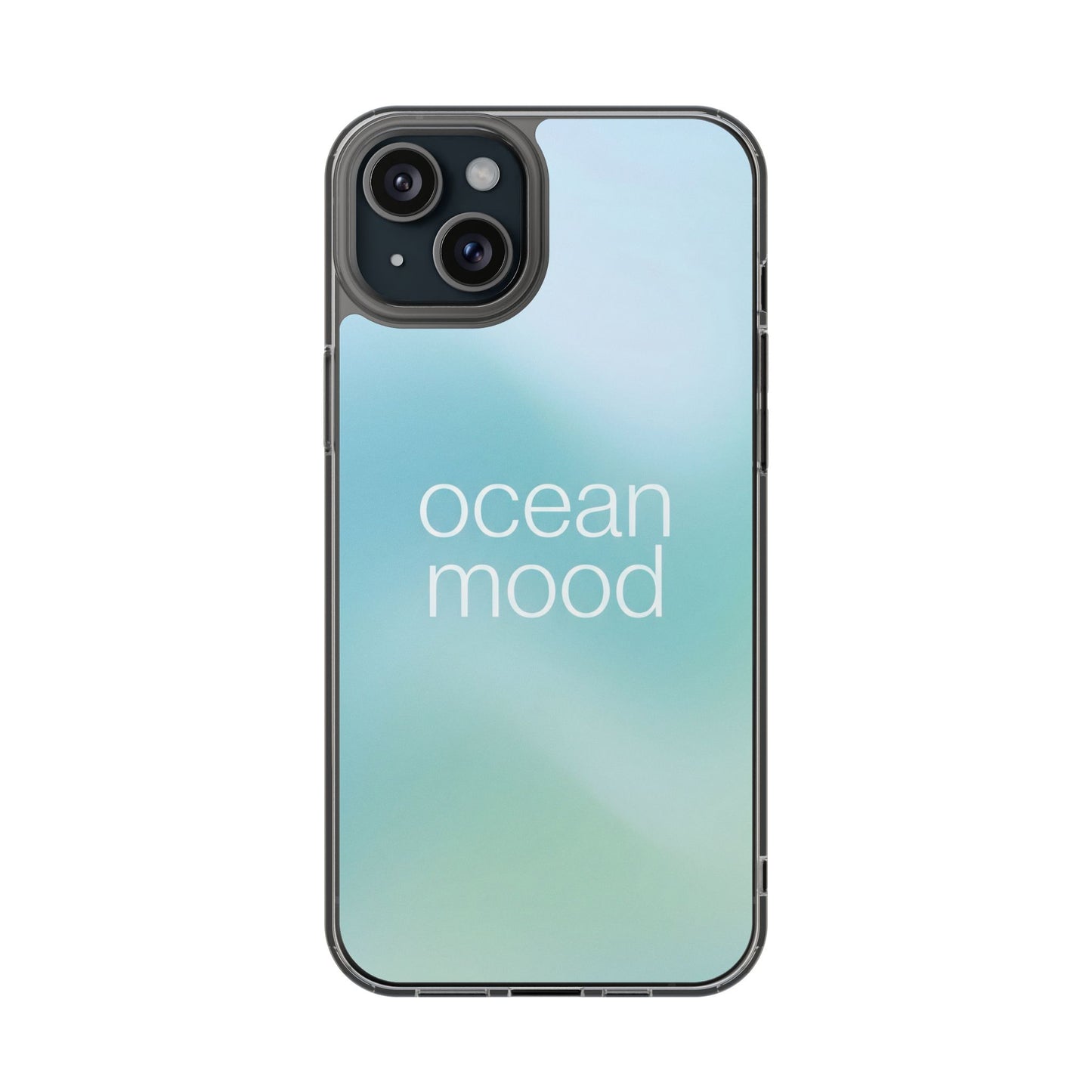 Ocean Mood Clear Case - MagSafe Compatible Coastal Gradient Cover