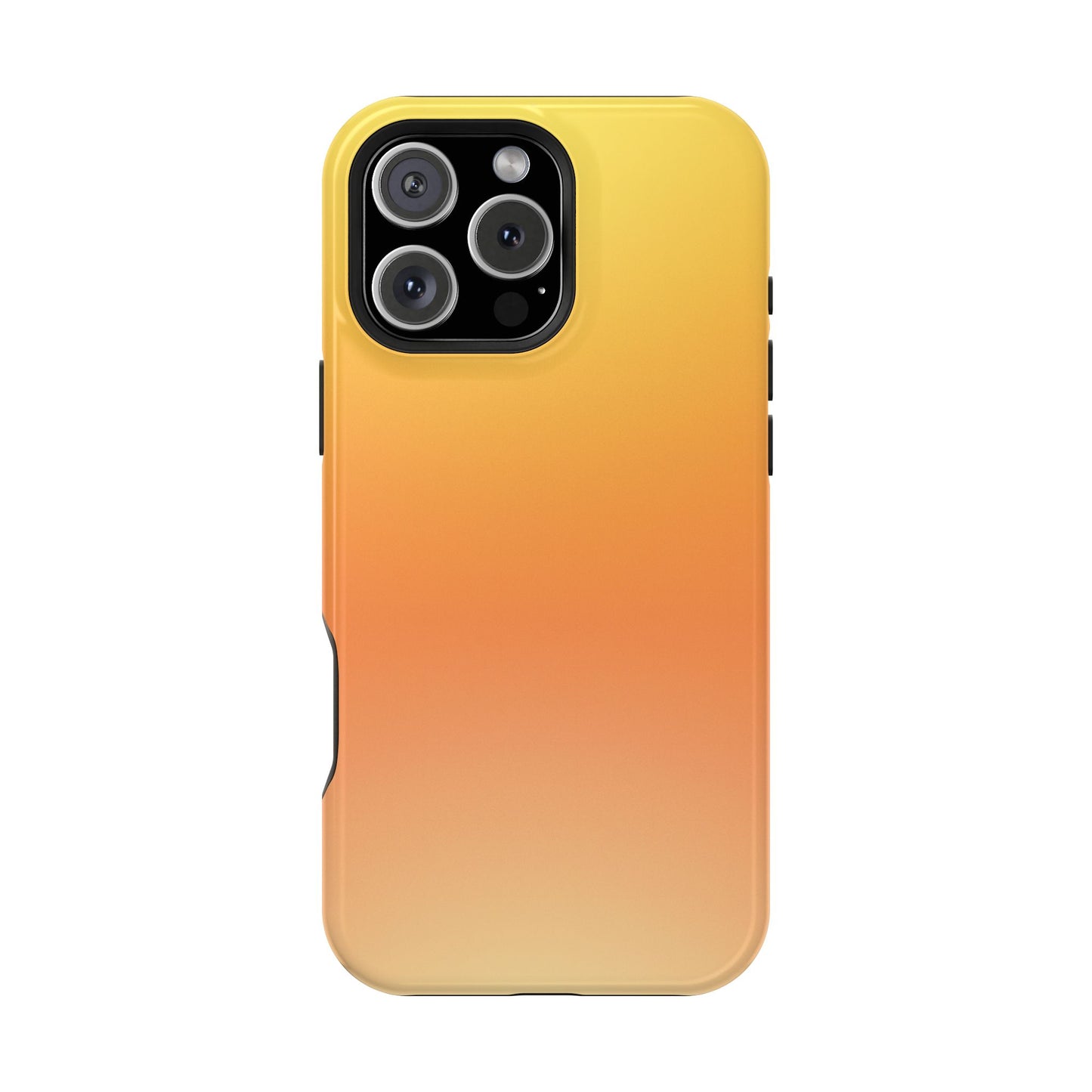 Golden Sunrise Gradient Magnetic Impact Case