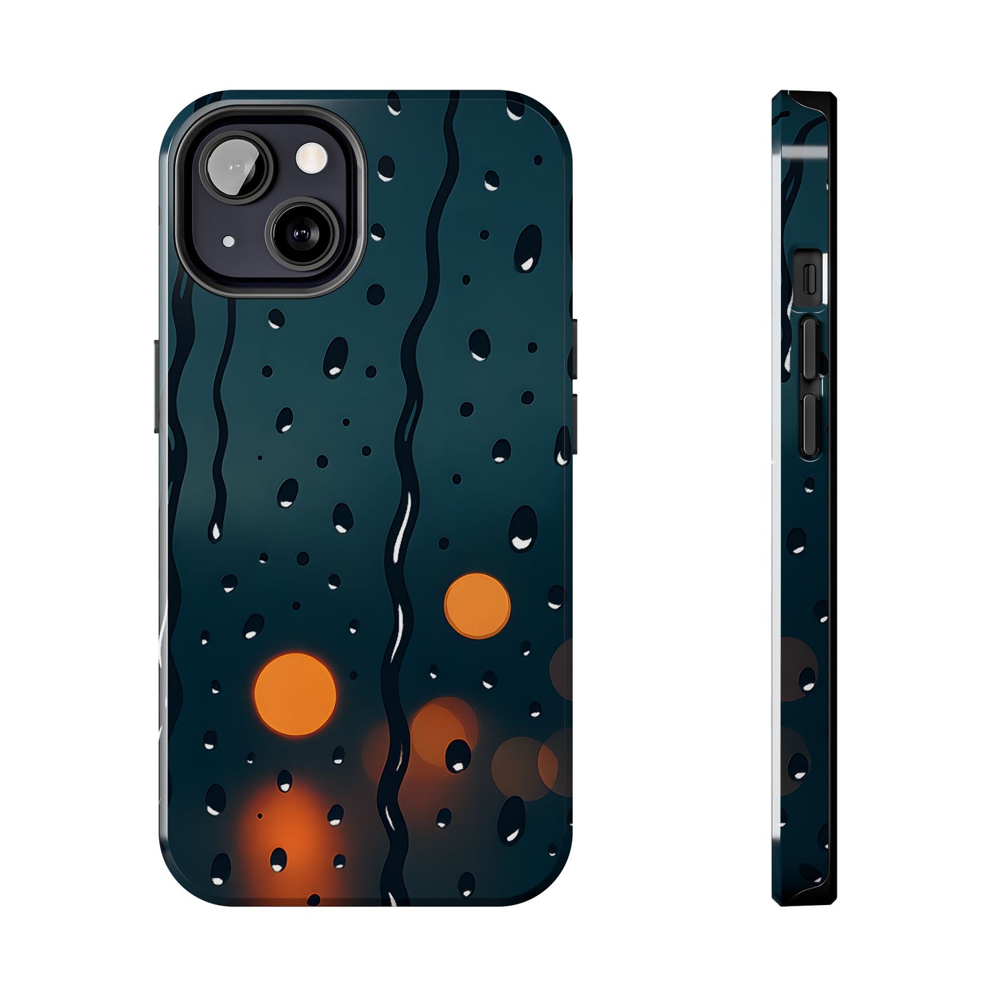 Rainy City Night Tough Case - Moody Urban Aesthetic Phone Cover