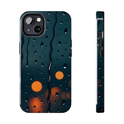 Rainy City Night Tough Case - Moody Urban Aesthetic Phone Cover